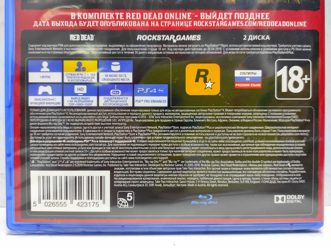 Red Dead Redemption 2 Русские субтитры ОБЛОЖКА на русском CUSA 08519 Видеоигра на диске PS4 / PS5