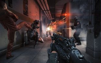 Wolfenstein the New Order Русские субтитры ОБЛОЖКА на русском CUSA 00320 Видеоигра на диске PS4 / PS5