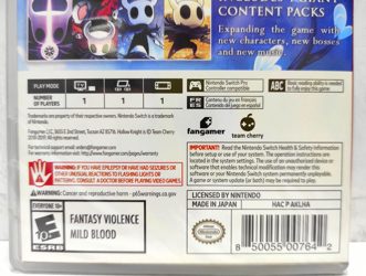 Hollow Knight Русские субтитры Видеоигра на картридже Nintendo Switch