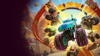 Hot Wheels Monster Trucks Stunt Mayhem Английский язык Видеоигра на картридже Nintendo Switch