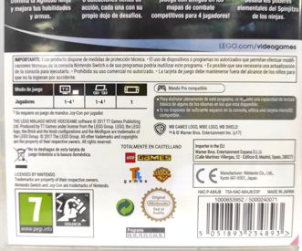 LEGO Ninjago Movie Game Ниндзяго Русские субтитры Видеоигра на картридже Nintendo Switch