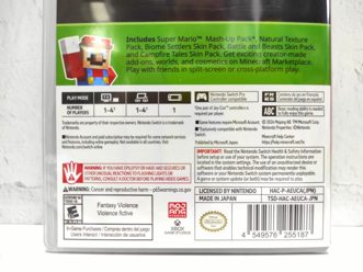 Minecraft Полностью на русском Видеоигра на картридже Nintendo Switch