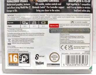 Sniper Elite V2 Remastered Русские субтитры Видеоигра на картридже Nintendo Switch