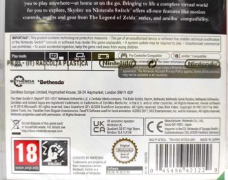 The Elder Scrolls 5 (V) Skyrim Полностью на русском Видеоигра на картридже Nintendo Switch